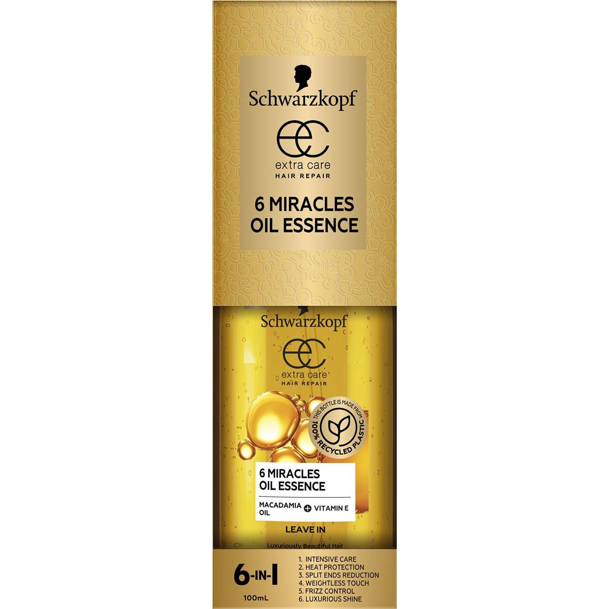Schwarzkopf Extra Care 6 Miracles Hair Oil Essence 100ml Woolworths