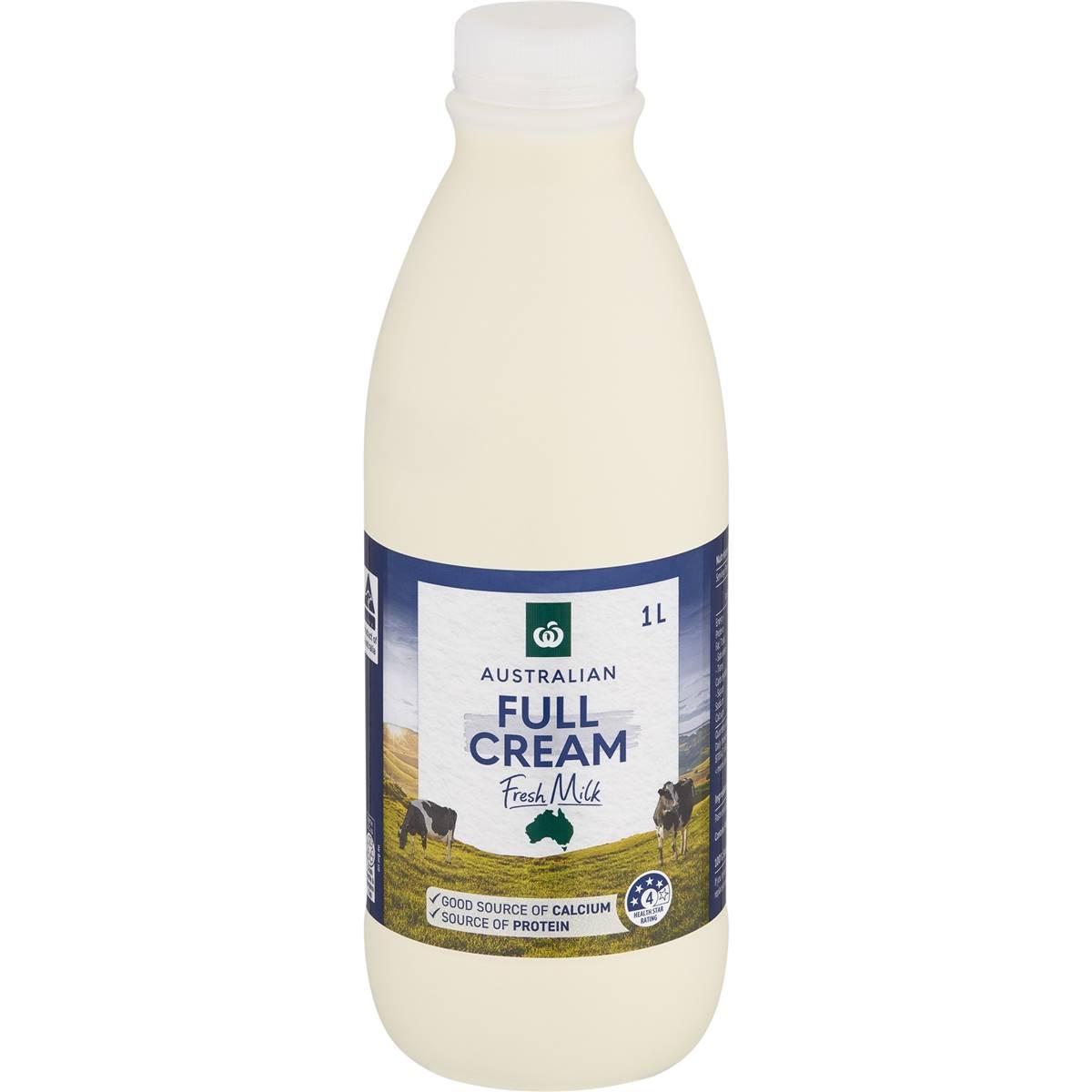 Woolworths Full Cream Milk Milk L Woolworths