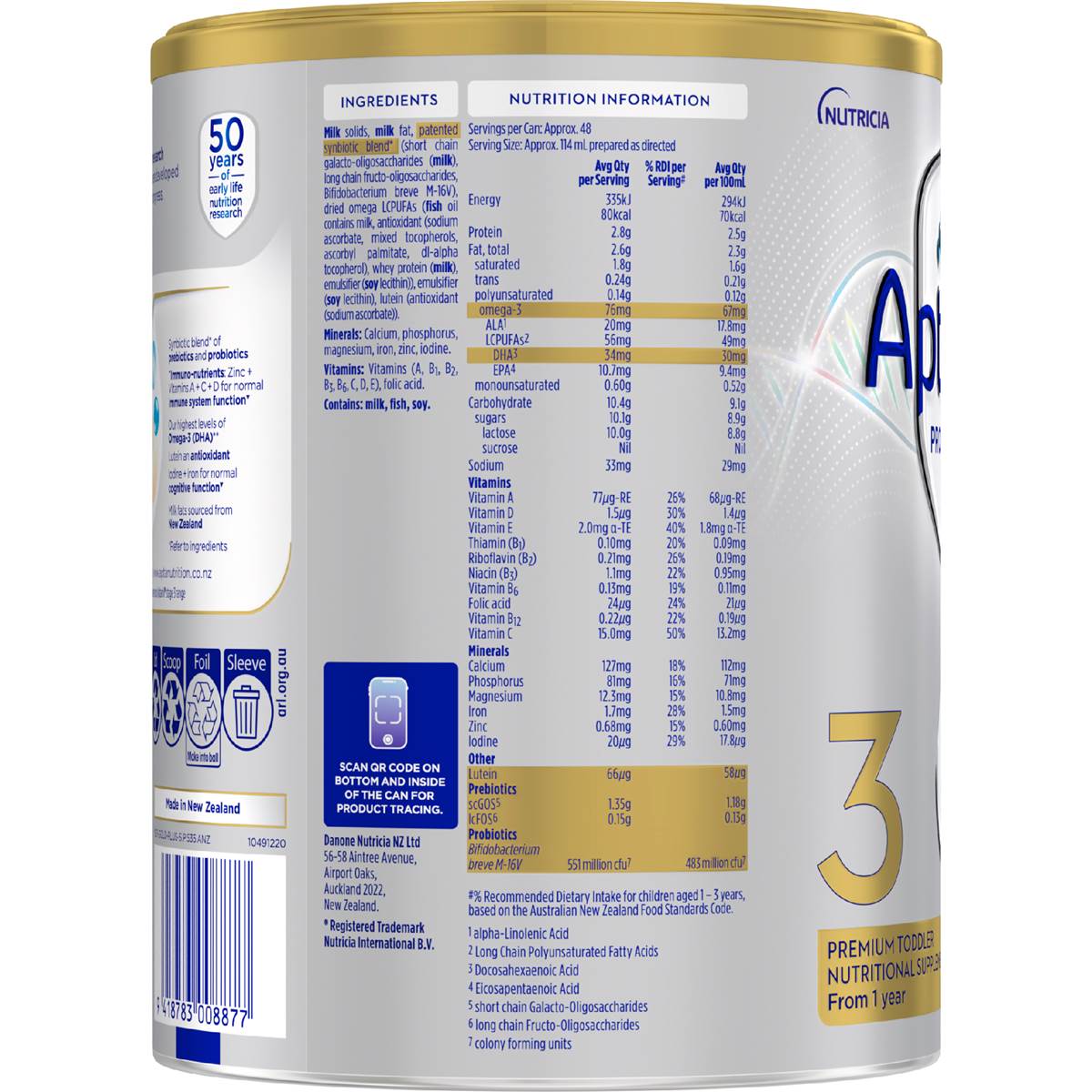 Aptamil PROfutura 3 Premium Toddler Nutrition Supplement + 1 Year