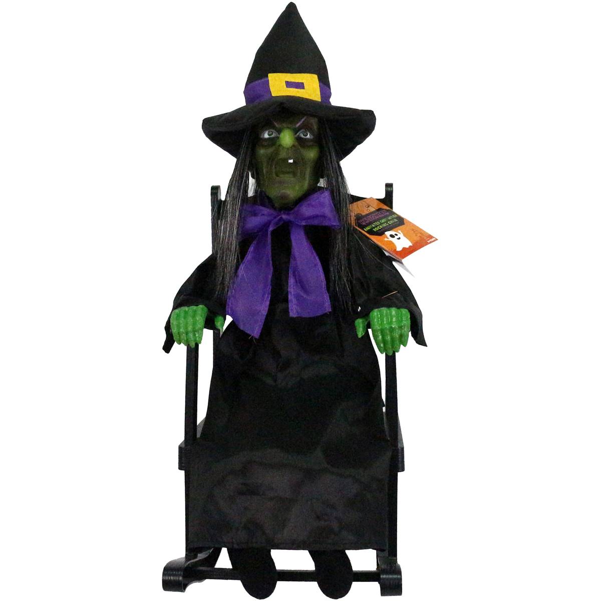 Rocking chair witch animatronic