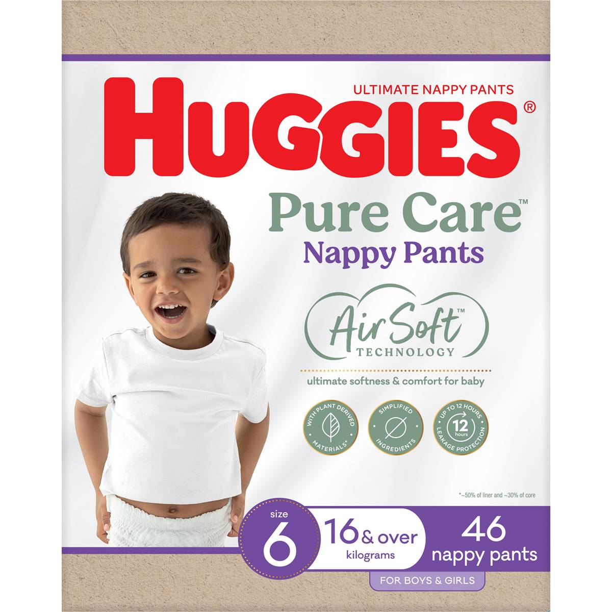 Huggies Ultimate Nappy Pants Size 6 (15kg & Over) 46 Pack Woolworths
