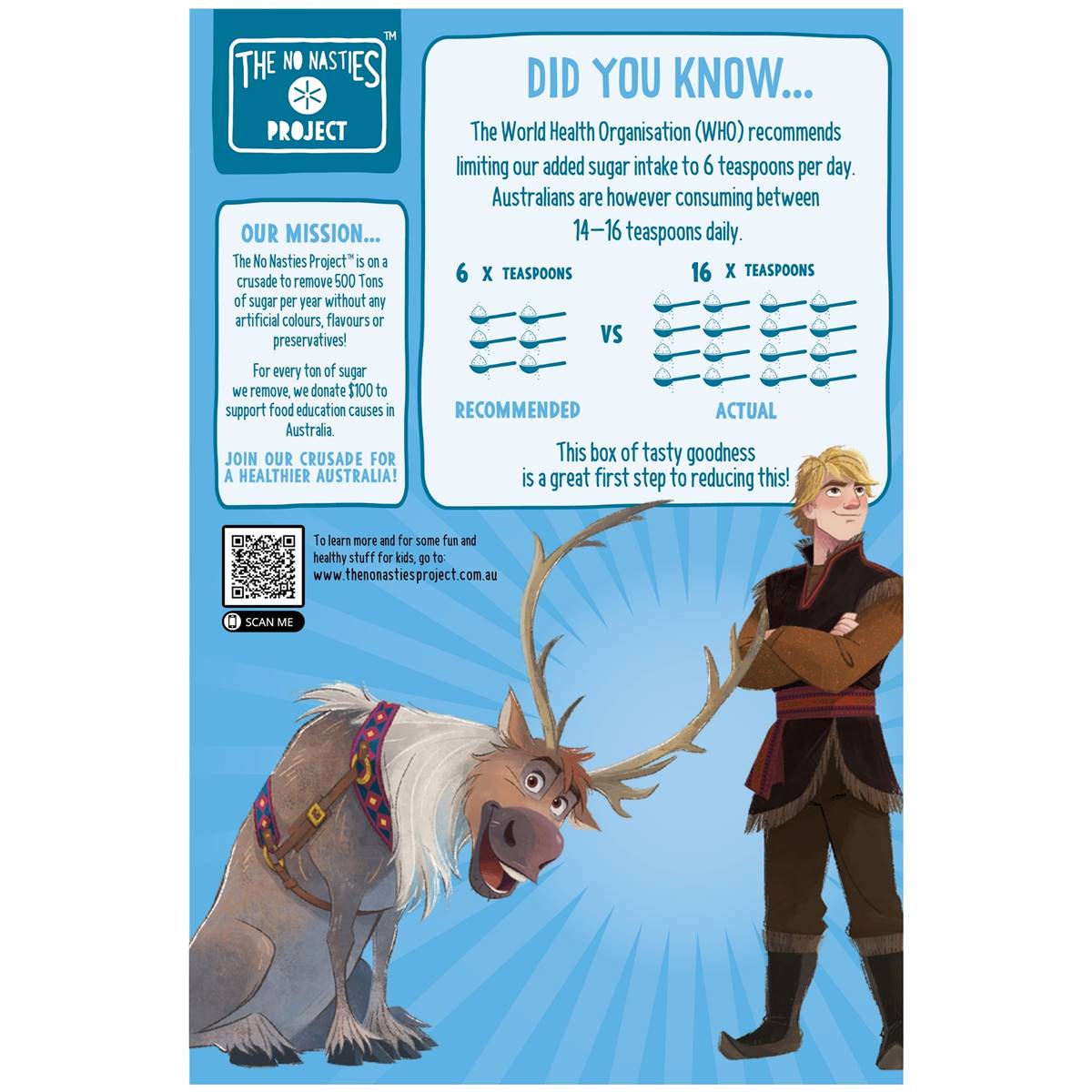 The No Nasties Project 50 Less Sugar Rice Pops Cereal 285g Woolworths