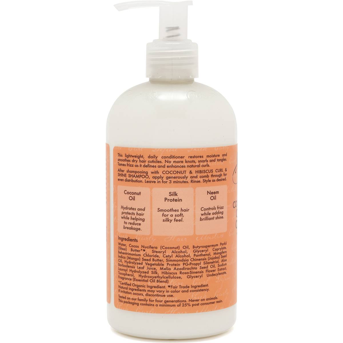 Shea Moisture Coconut & Hibiscus Curl & Shine Conditioner 384ml ...