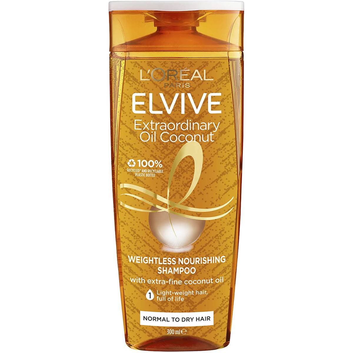 L'oreal Elvive Extraordinary Oil Coconut Shampoo 300ml Woolworths