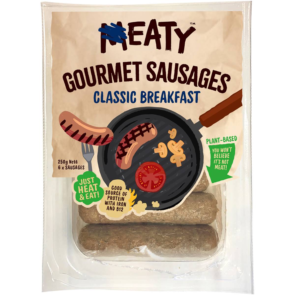Calories in V2 Plant Based Sausages calcount