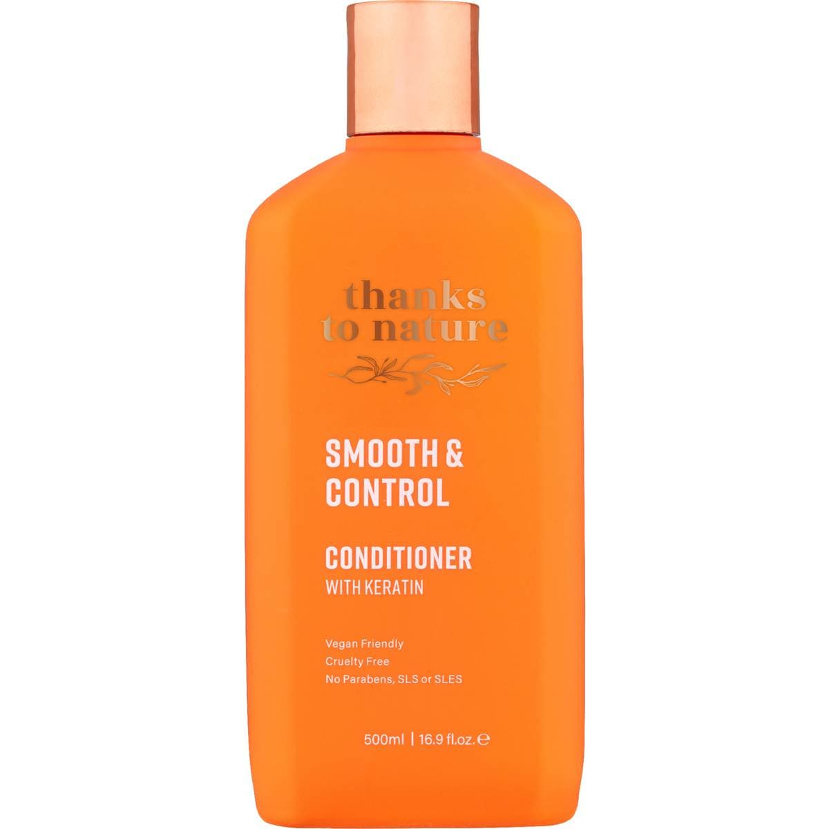 Thanks To Nature Smooth & Control Conditioner With Keratin 500ml Woolworths
