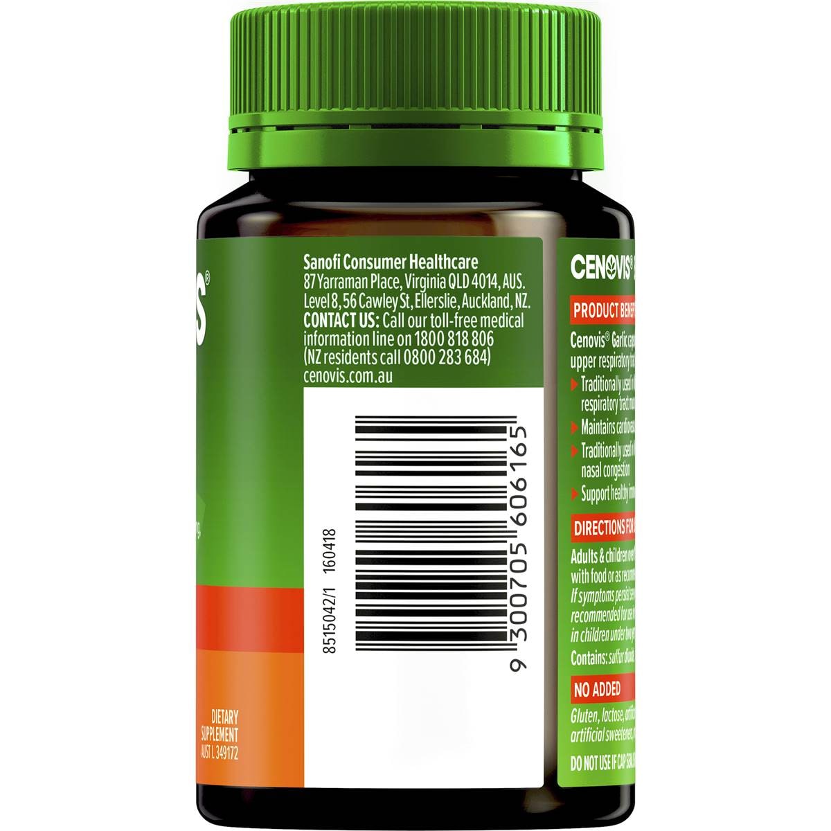 Cenovis Garlic Capsules For Immune Support 60 Pack Woolworths
