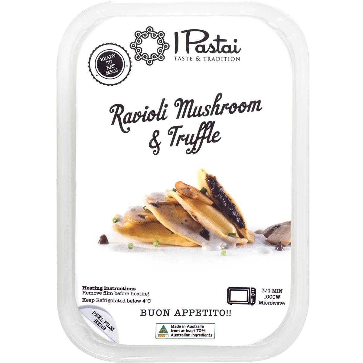 I Pastai Fresh Ravioli Mushroom & Truffle 400g Woolworths