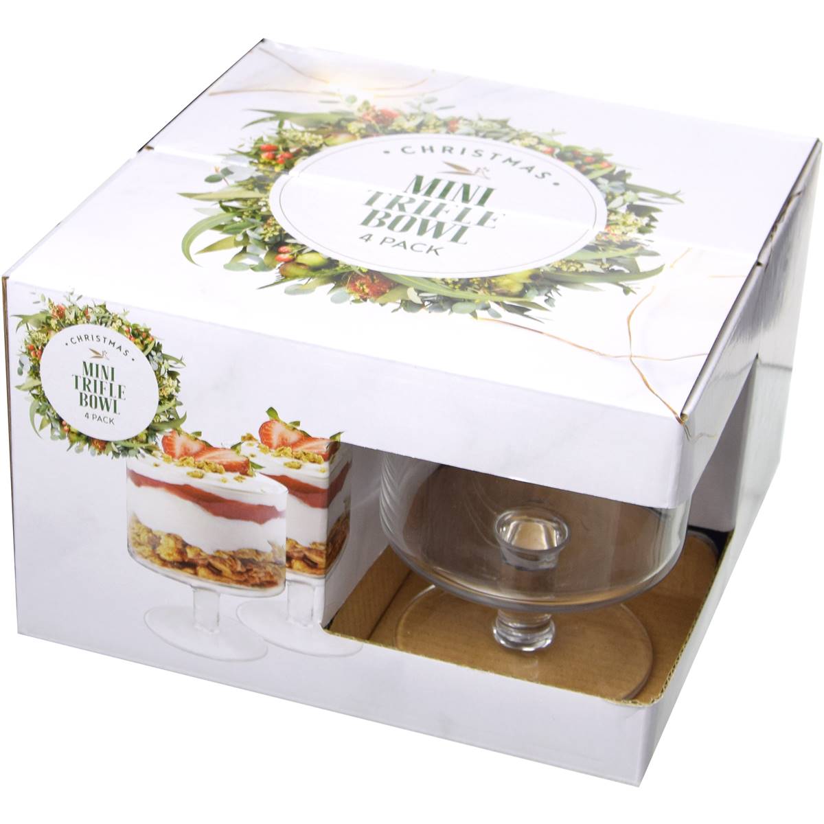Christmas Mini Trifle Bowl 4 Pack Woolworths