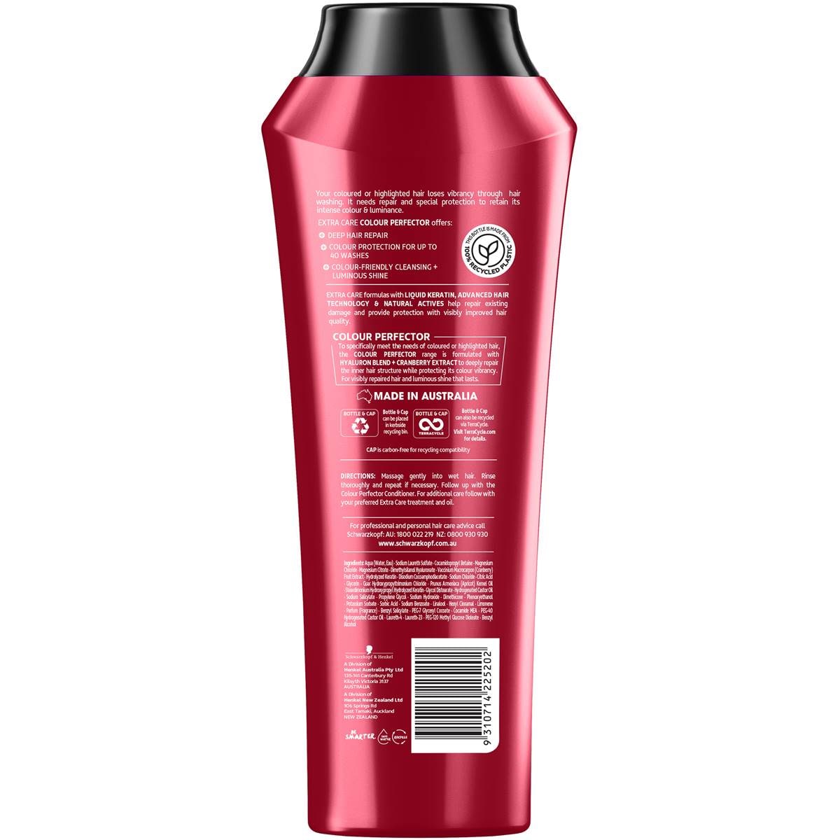 Schwarzkopf Extra Care Colour Perfector Protecting Shampoo 400ml