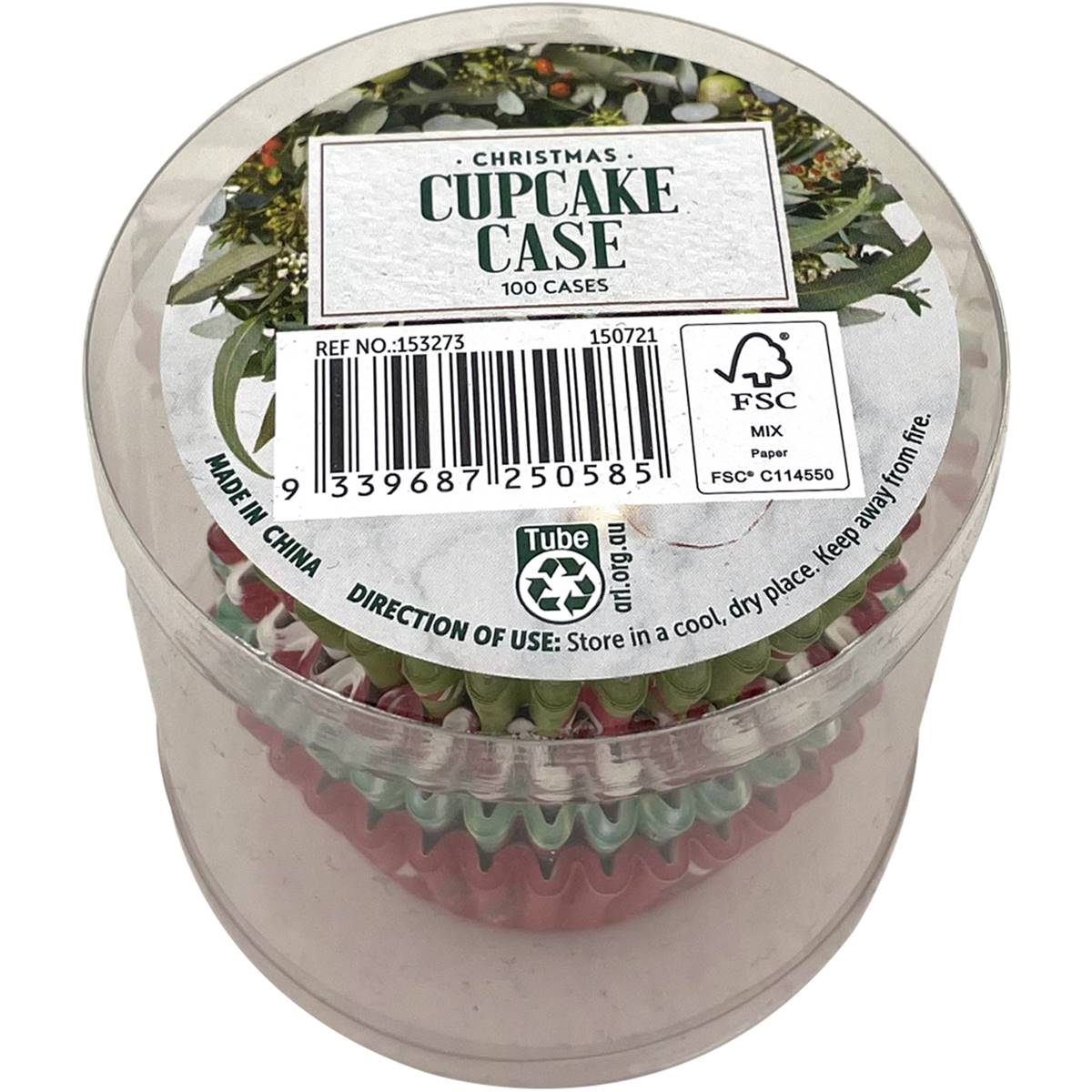 Christmas Cupcake Cases Small Each Woolworths