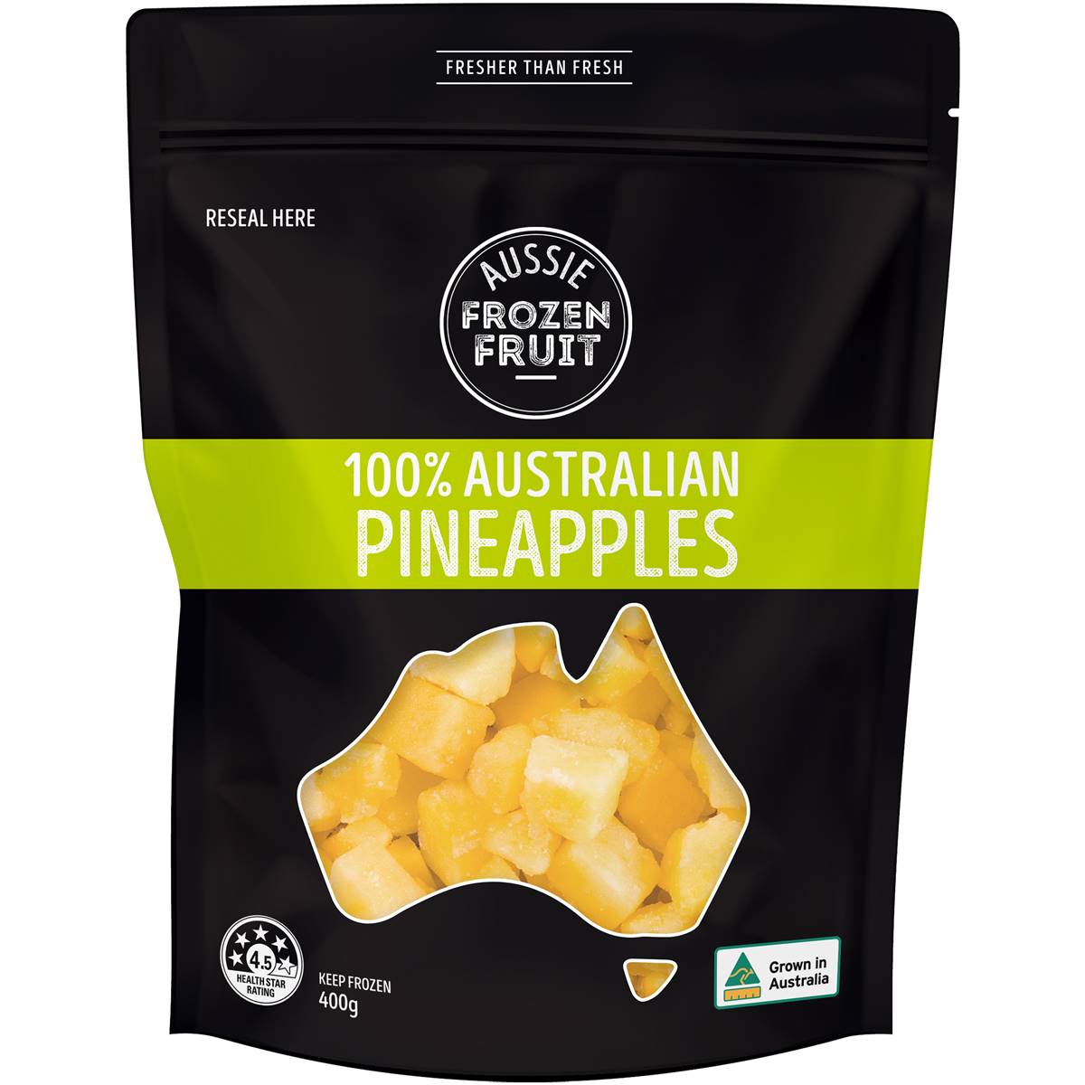 Aussie Frozen Fruit 100 Australian Pineapples 400g Woolworths