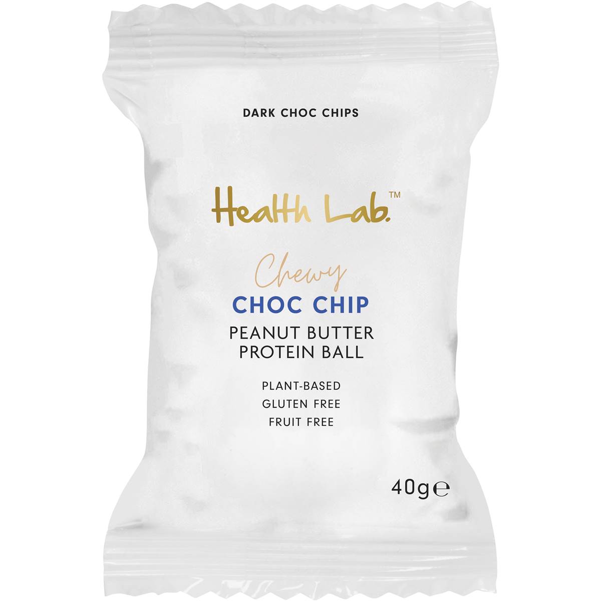 Health Lab Chewy Choc Chip Peanut Butter Protein Ball