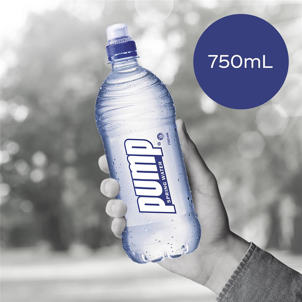 Pump Spring Water Bottle 750ml | Woolworths