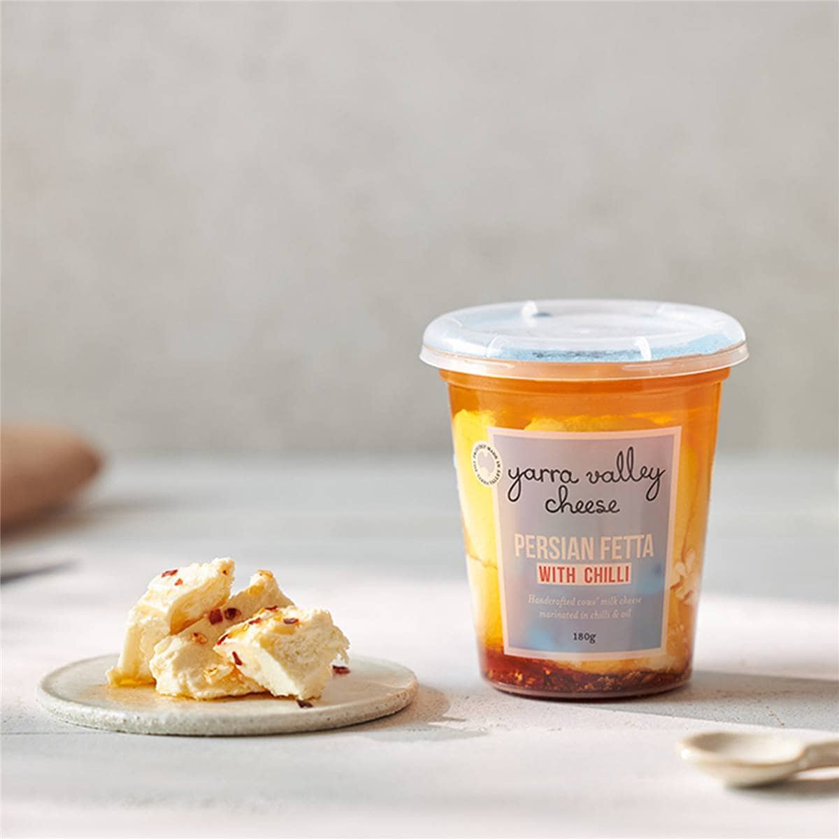 Yarra Valley Cheese Marinated Persian Fetta With Chilli 180g Woolworths