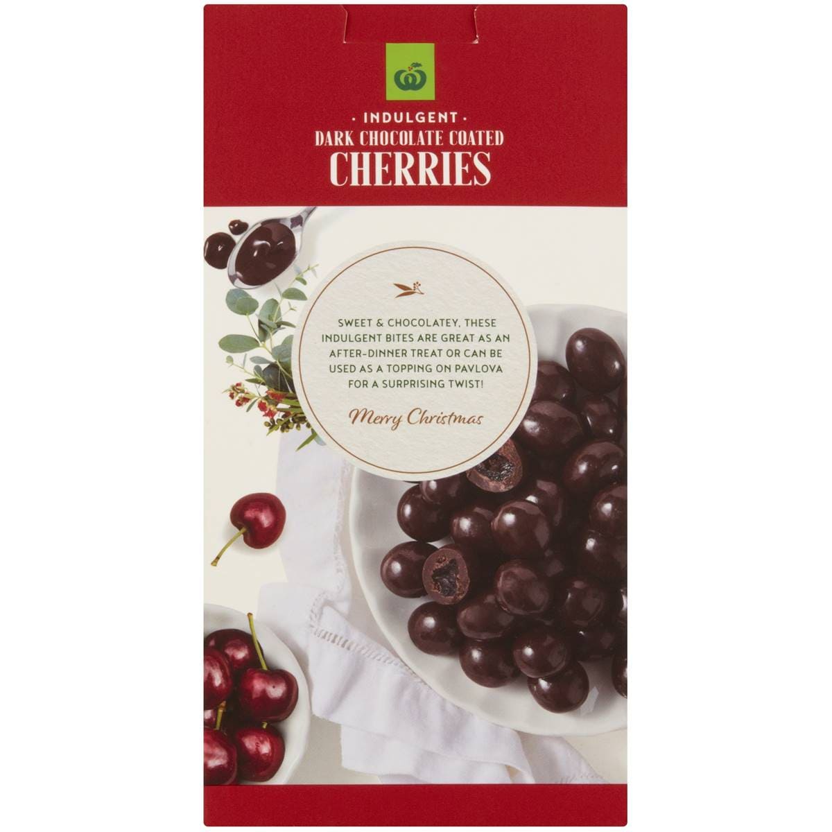 Woolworths Dark Chocolate Cherries 120g Woolworths