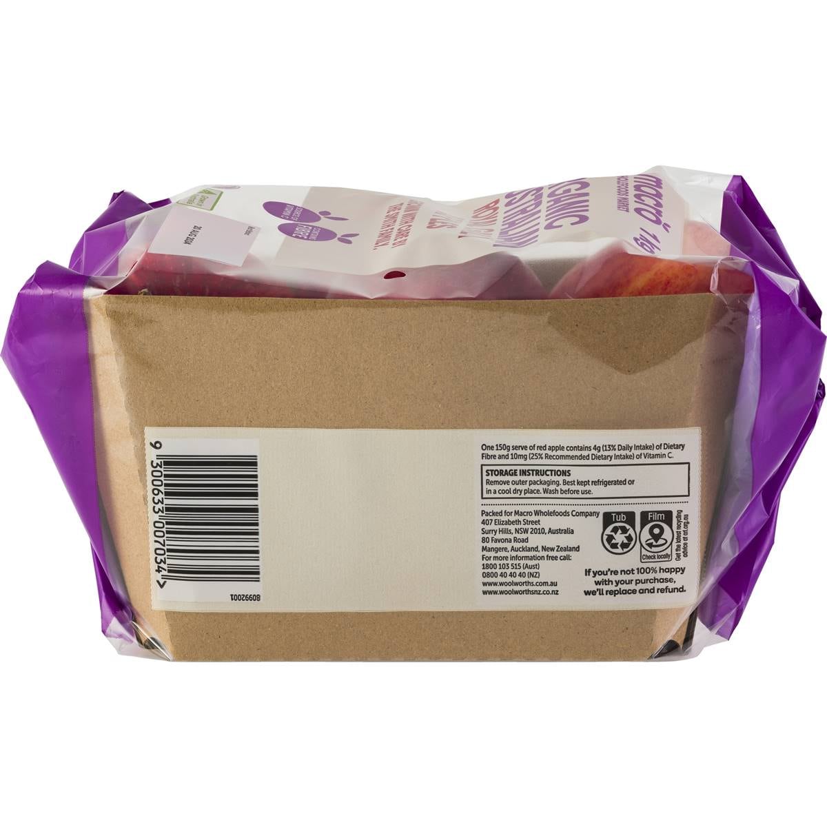 Macro Organic Royal Gala Apple 1kg Woolworths