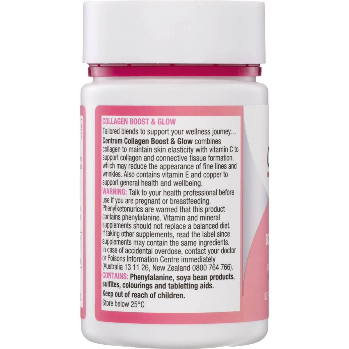 Centrum Benefit Blend Collagen Boost With Copper Vitamin C & E 50 Pack