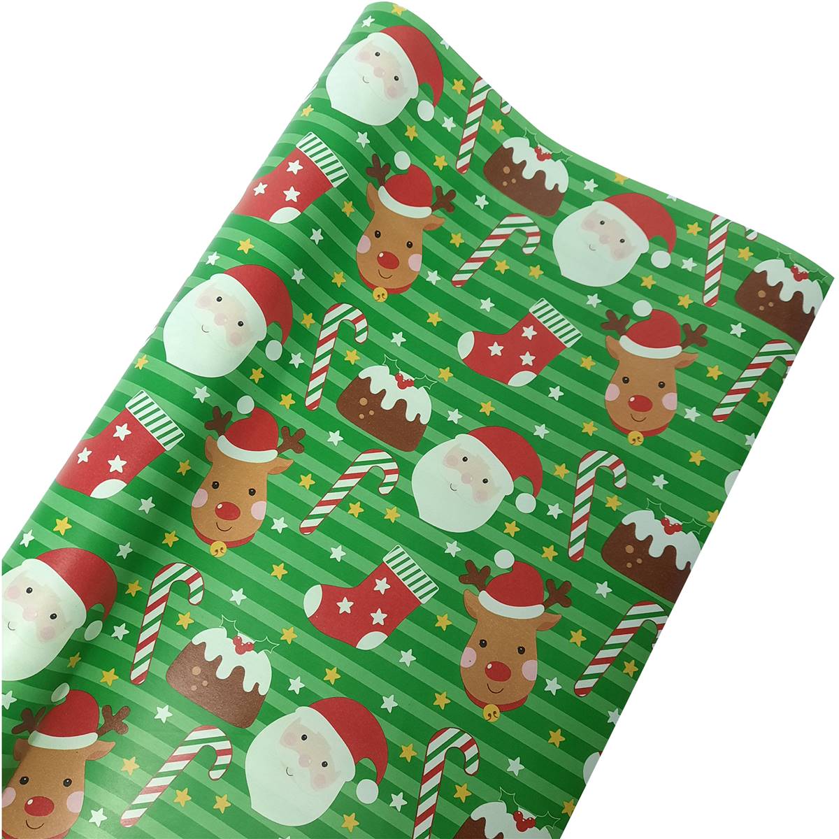 Christmas Green Character Wrap 5 Meters Each | Woolworths