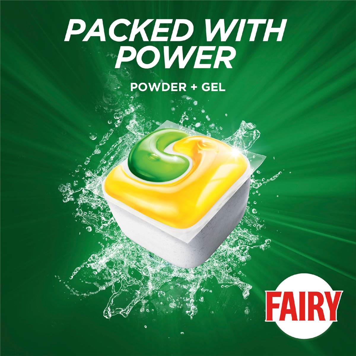 Fairy Original All In One Lemon Automatic Dishwasher Tablets 64 Pack