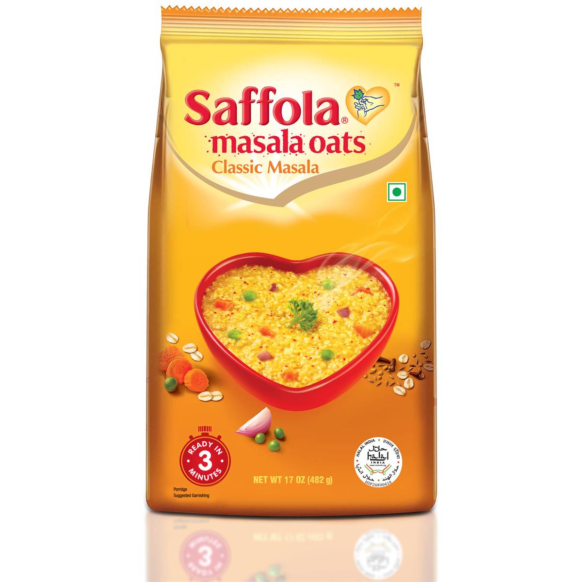 Safola Classic Masala Oats 482g Woolworths