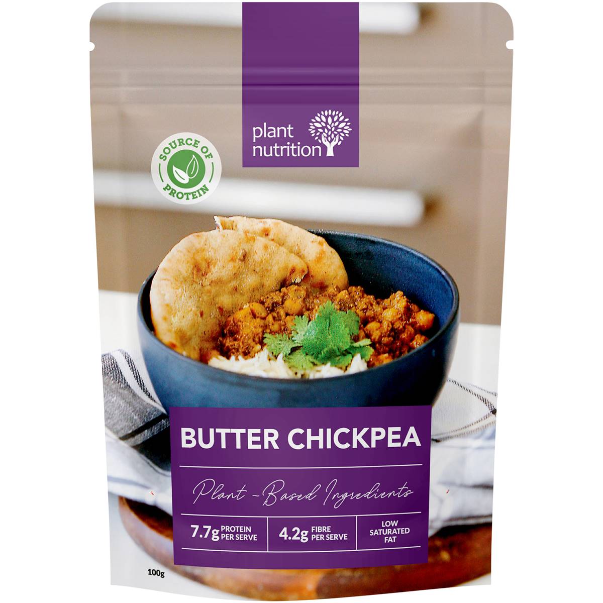 Plant Nutrition Butter Chickpea 100g | Woolworths