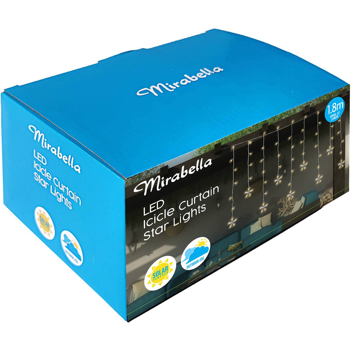 Christmas Curtain Lights Solar 10 Pack Woolworths