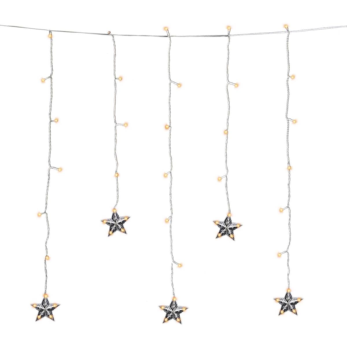 Christmas Curtain Lights Solar 10 Pack Woolworths