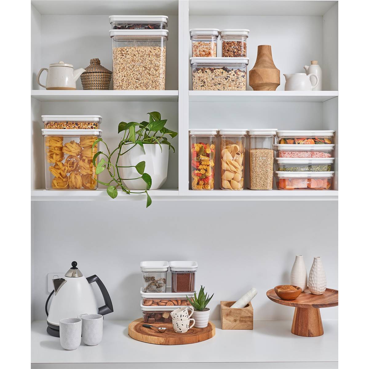 Decor Pantry Style & Organise Square 710ml Each Woolworths