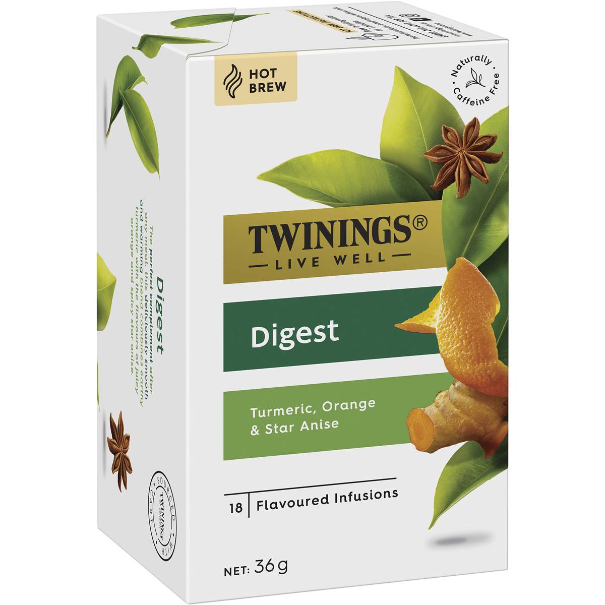 Twinings Live Well Digest Herbal Tea Bags 18 Pack Woolworths