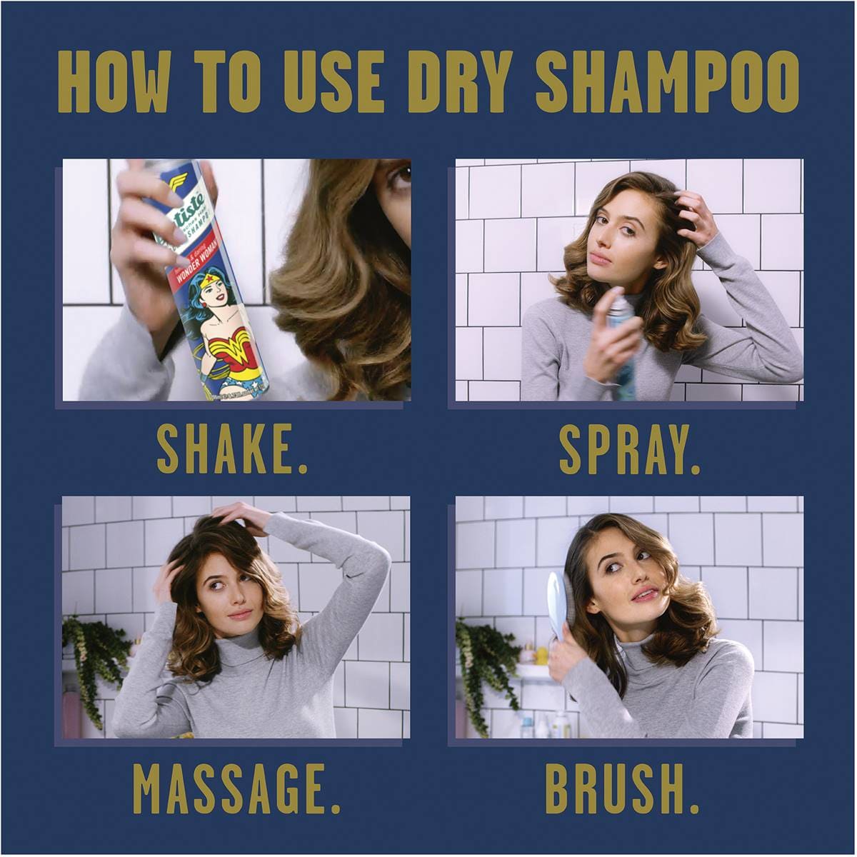 Batiste Wonder Woman Dry Shampoo 200ml Woolworths