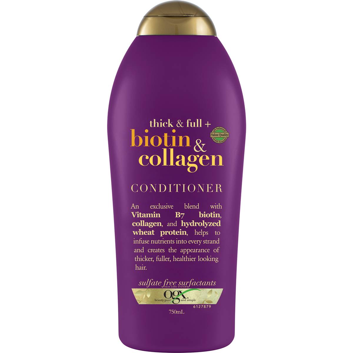 Ogx Biotin & Collagen Conditioner For Fine Hair 750ml Woolworths