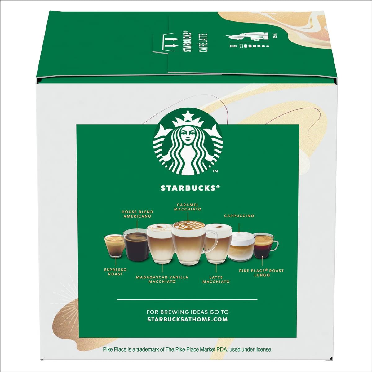 Starbucks By Nescafe Dolce Gusto Caffe Latte Coffee Pods Capsules 12 Pack Woolworths