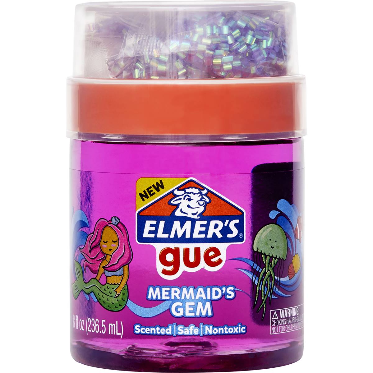 Elmer's Gue Mermaid's Gem Premade Slime Each Woolworths