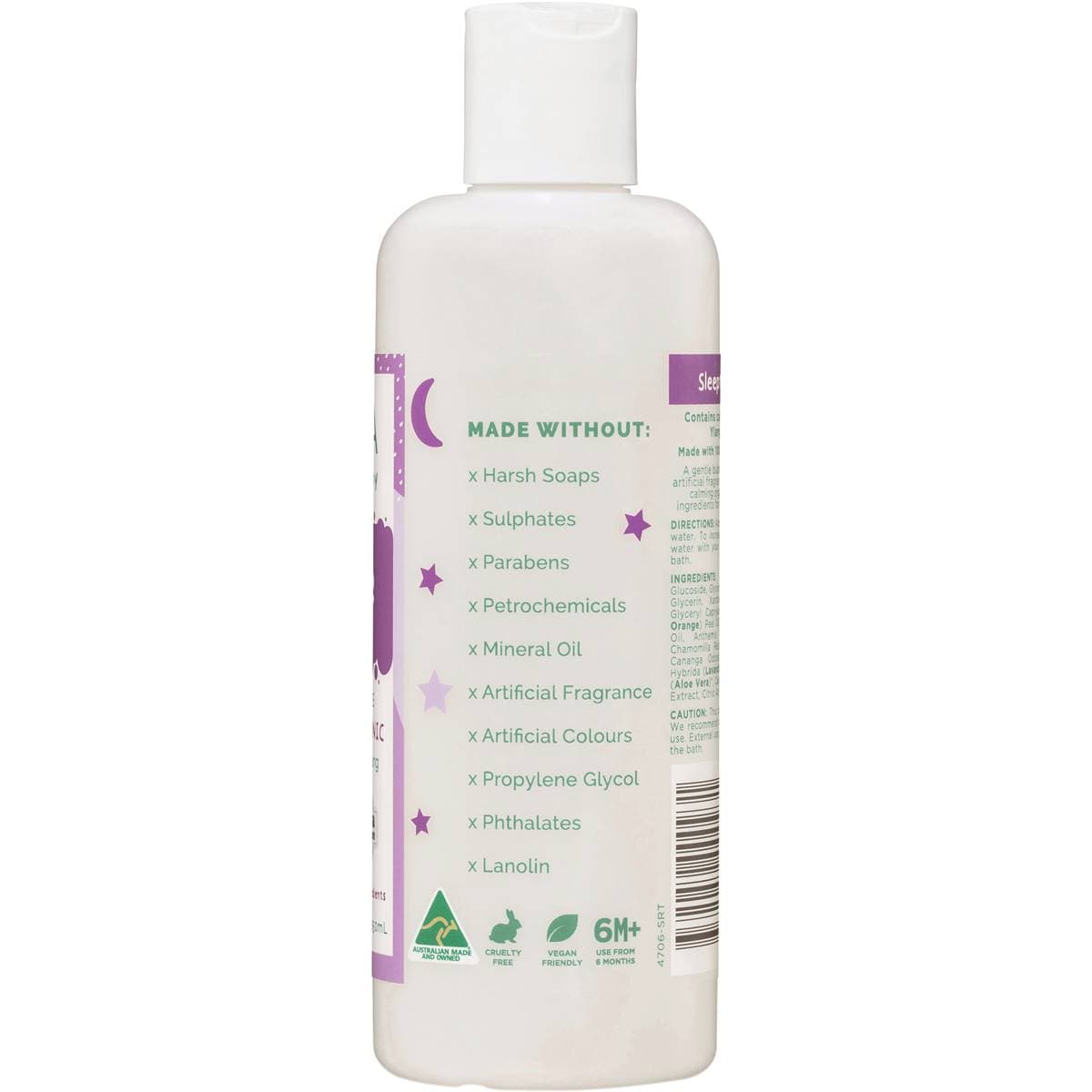 Gaia Natural Baby Sleeptime Bubble Bath 250ml Woolworths