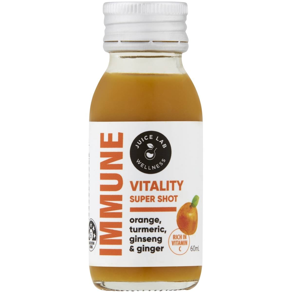 Juice Lab Wellness Immune Vitality Super Shot 60ml Woolworths