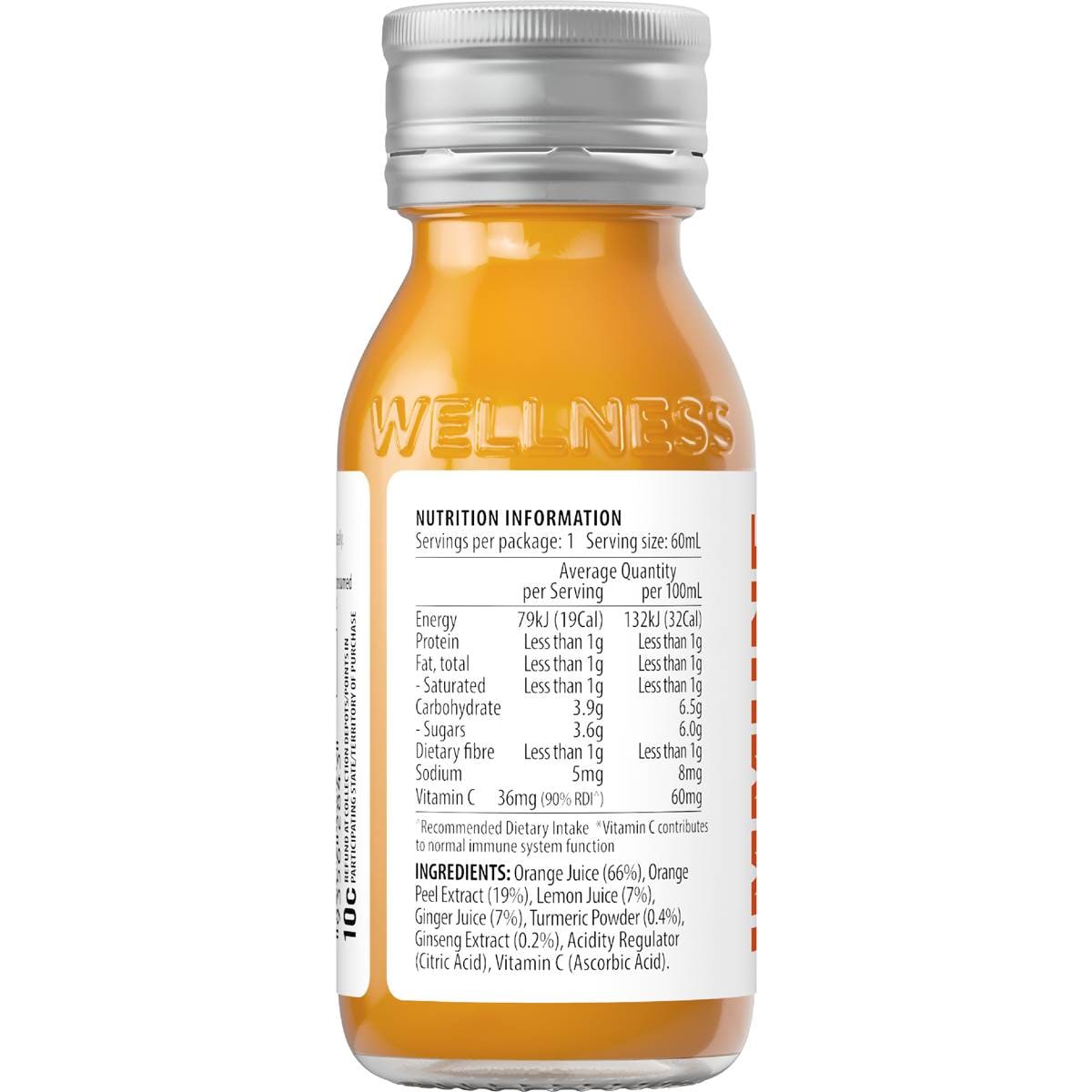 The Juice Lab Wellness Immune Vitality Super Shot 60ml Woolworths