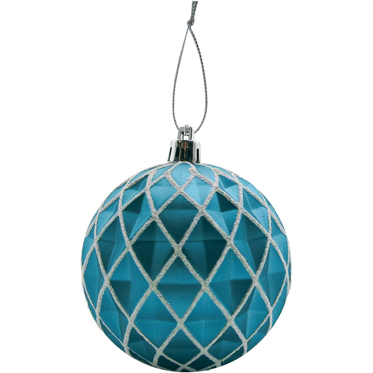 Christmas Whimsical Bauble Matte Blue 2 Pack | Woolworths