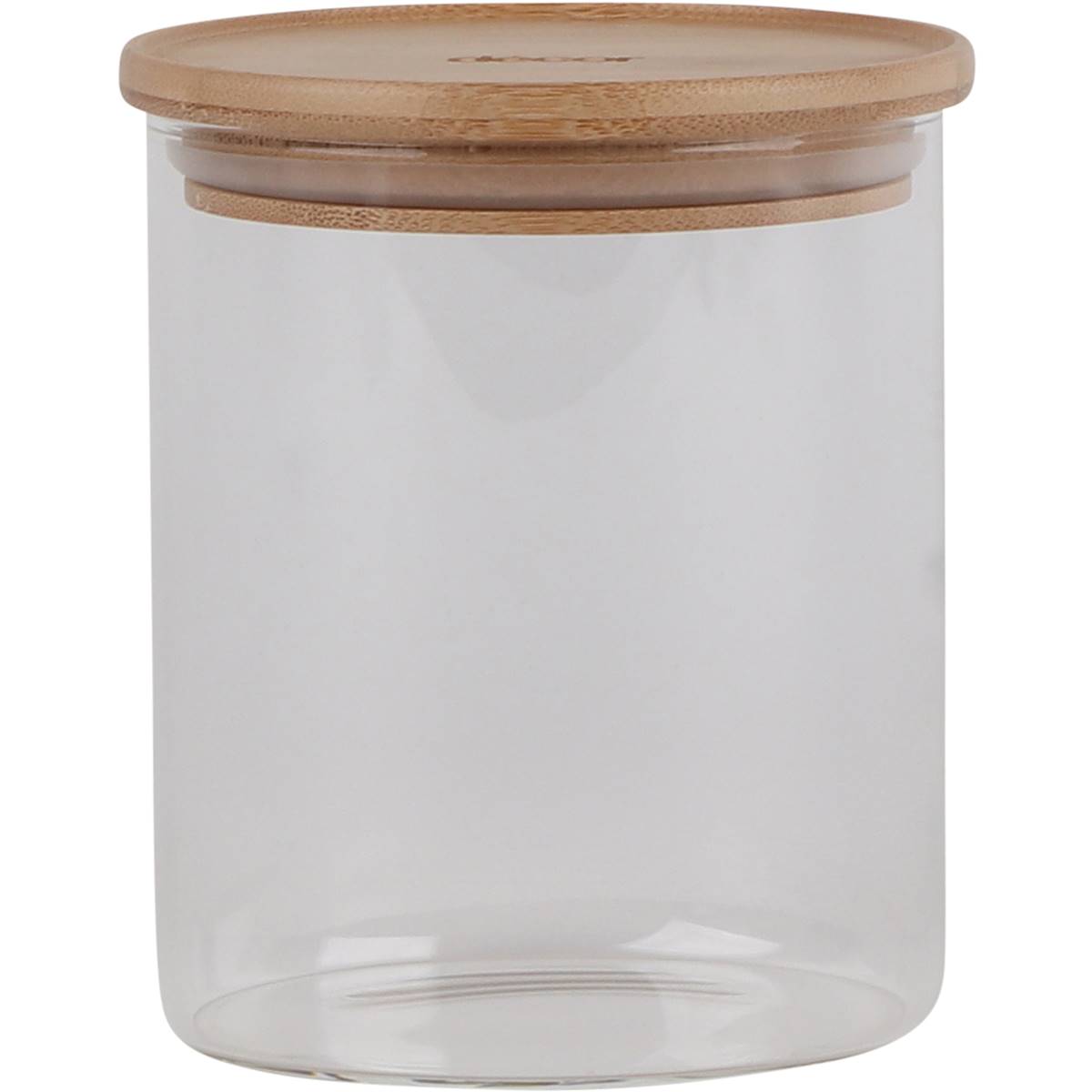 Decor Bamboo & Glass Canister 850ml Each | Woolworths