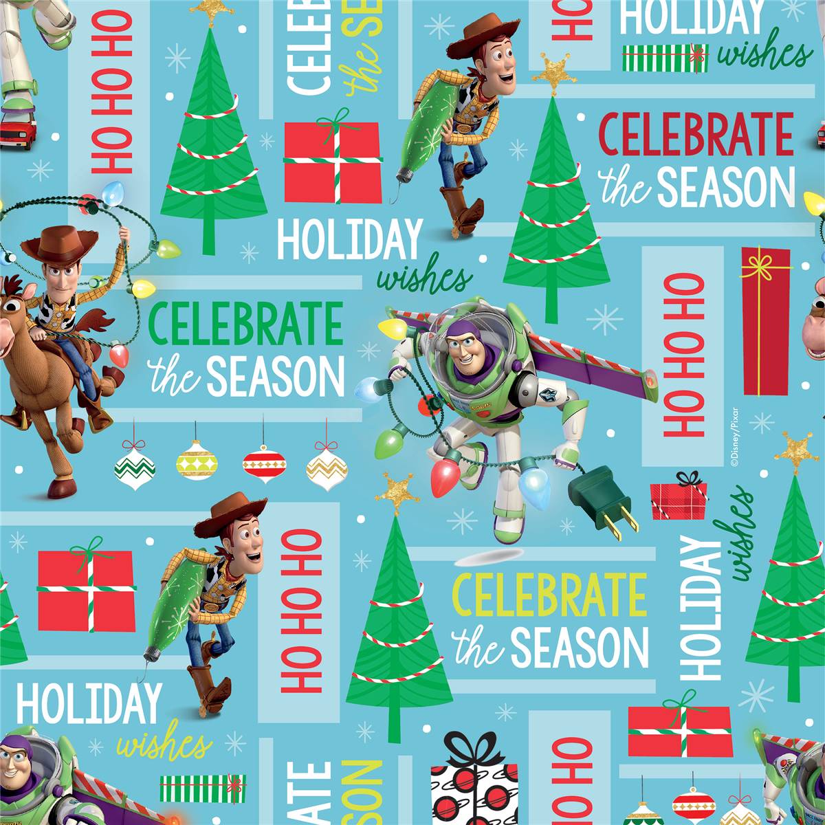 Toy Story Christmas Wrapping Paper 