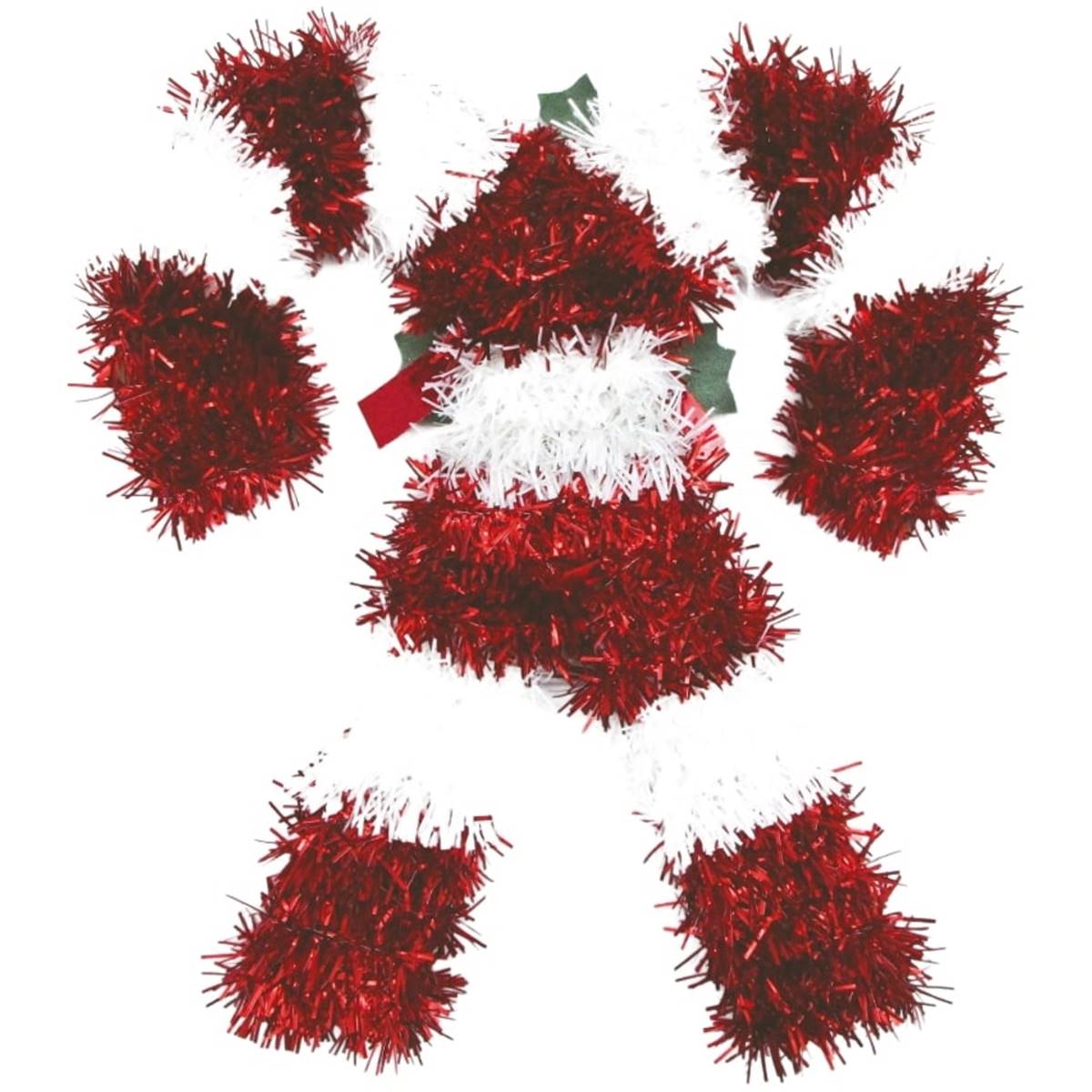 Christmas Tinsel Characters Cane Each Woolworths