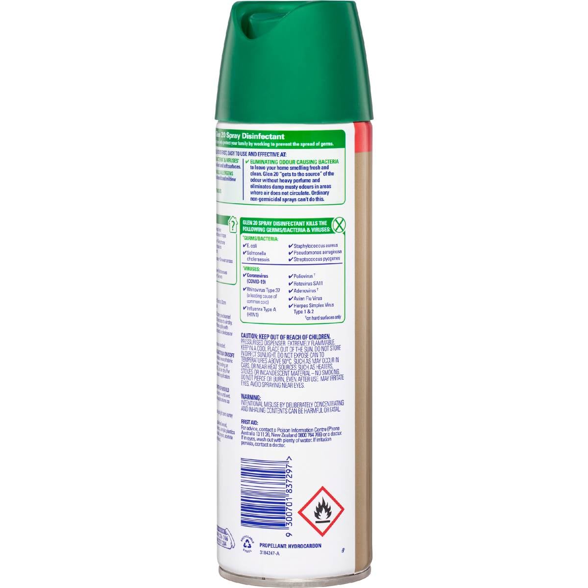 Glen 20 Allinone Original Disinfectant Spray 375g Woolworths