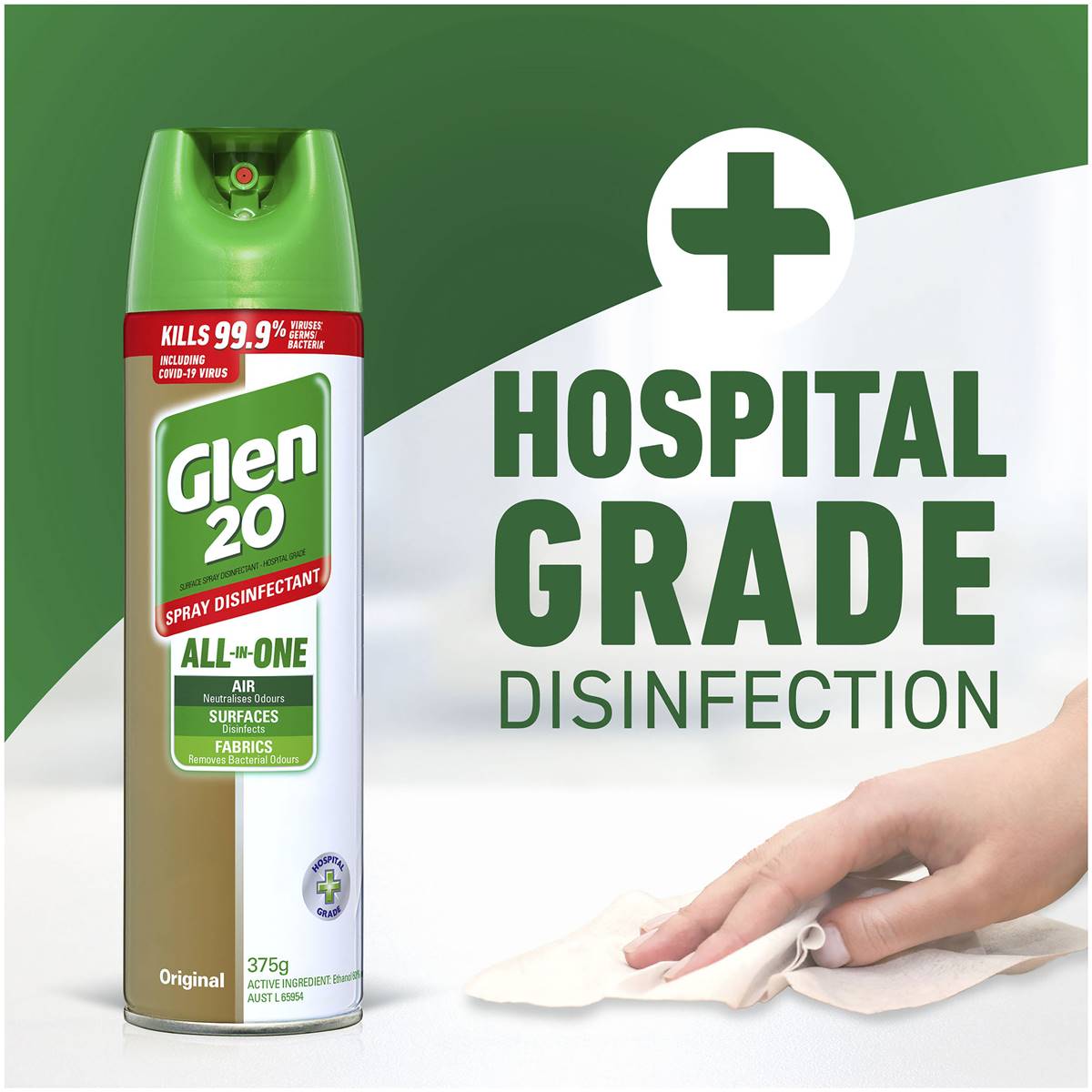 Glen 20 Allinone Original Disinfectant Spray 375g Woolworths