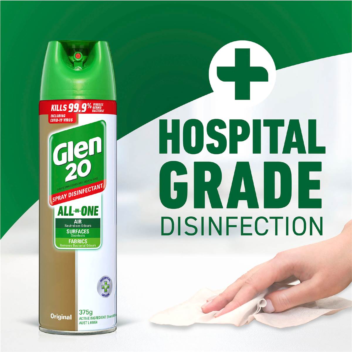 Glen 20 Allinone Original Disinfectant Spray 375g Woolworths