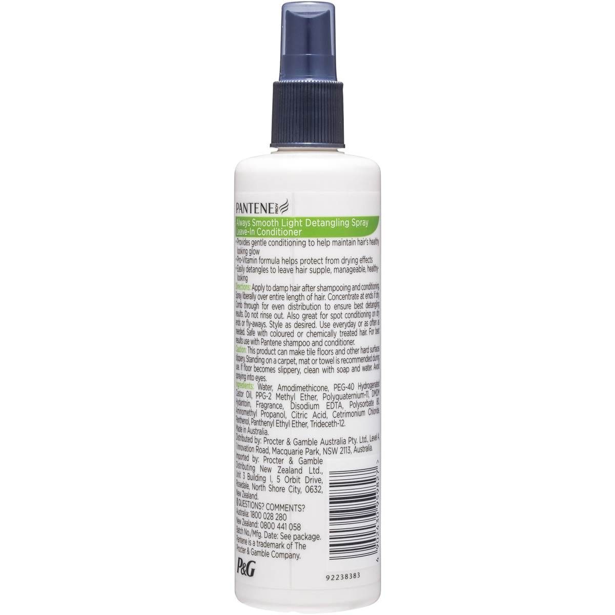 Pantene Prov Leave In Conditioner Light Detangling Spray 250ml