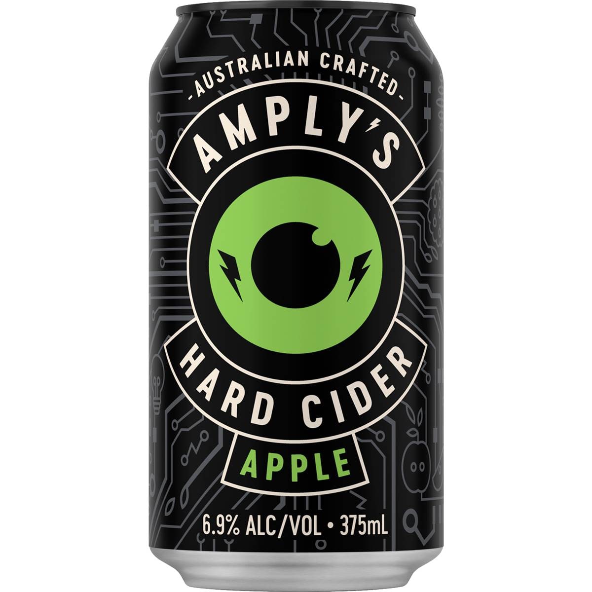 Amply's Hard Apple Cider Can 375ml X 10 Pack Woolworths