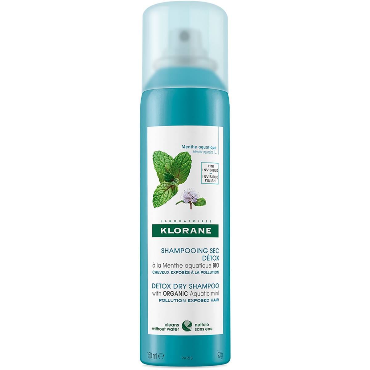 Klorane Aquatic Mint Dry Shampoo 150ml Woolworths