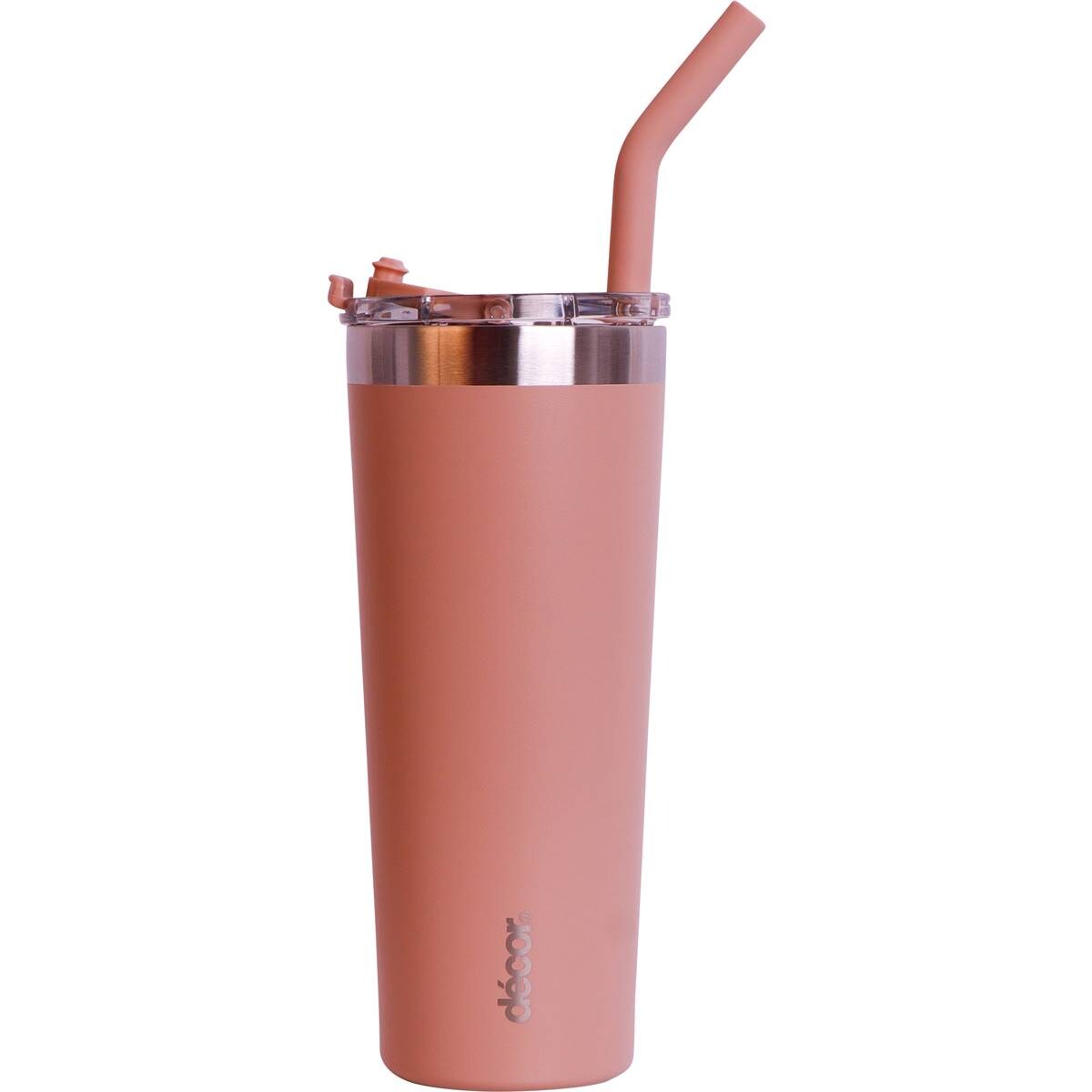 Decor Double Wall Smoothie & Coffee Tumbler 650ml Assorted Each Woolworths