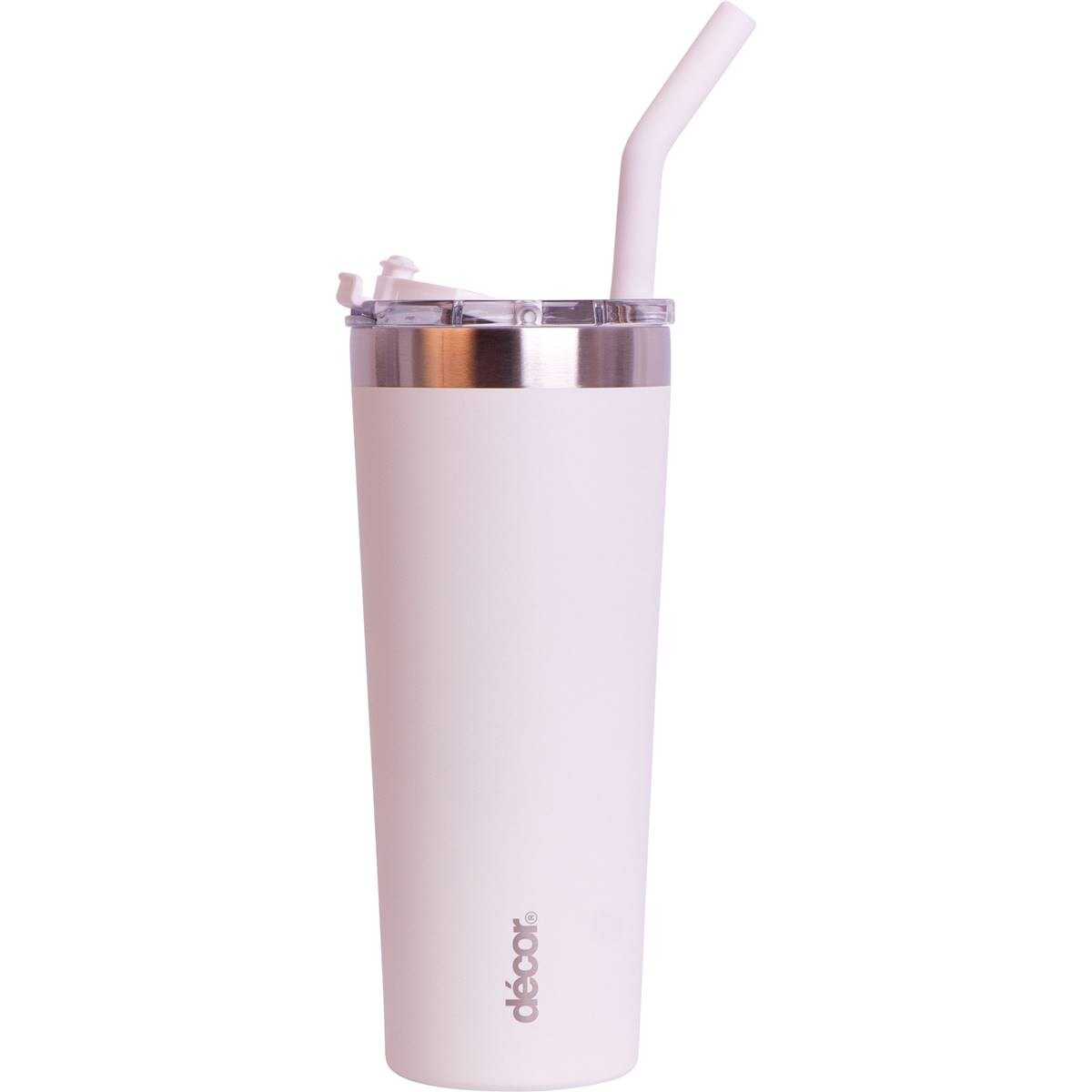 Decor Double Wall Smoothie & Coffee Tumbler 650ml Assorted Each