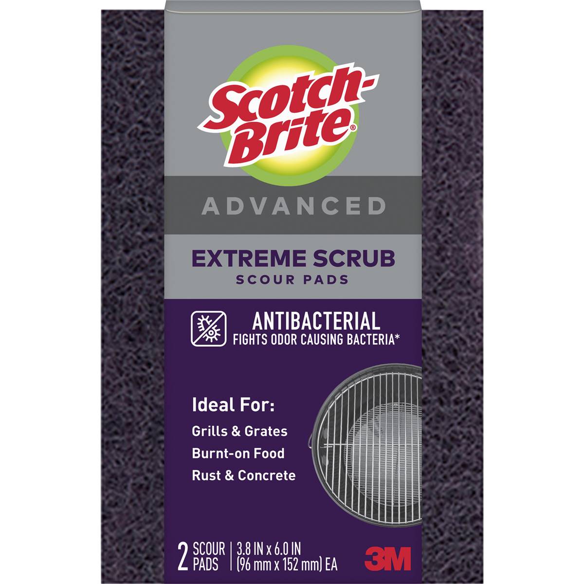Scotchbrite Advanced Extreme Scrub Scour Pads 2 Pack Woolworths
